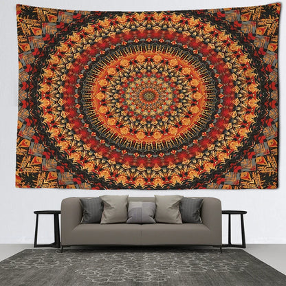 Decobites Mandala Tapestry Wall Hanging for Boho Witchcraft Decor