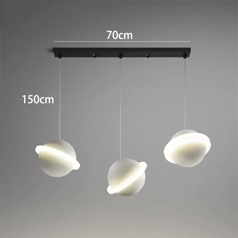 DecorBites™ LED Staircase Chandelier | Modern Pendant Lights for Living Room Decor