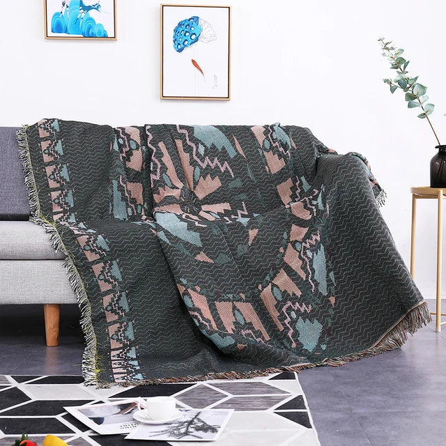 DecorBites™ Dustproof Butterfly Carp Pattern Sofa Blanket