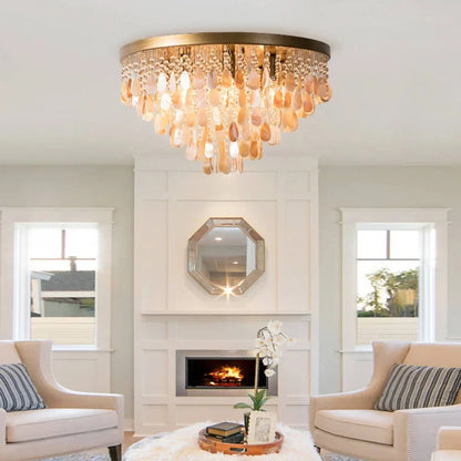 DecorBites™ Crystal LED Ceiling Lamps: Modern Chandeliers for Home Decor & Elegant Lighting