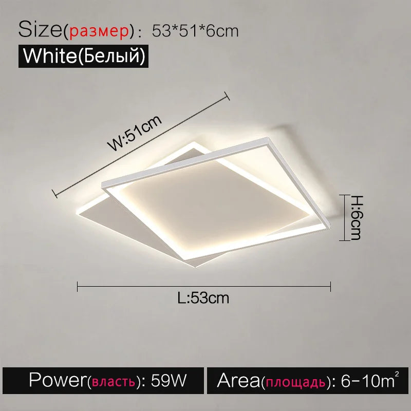 DecorBites™ LED Ceiling Lamp Set - Modern Minimalist Nordic Bedroom Living Room Lighting