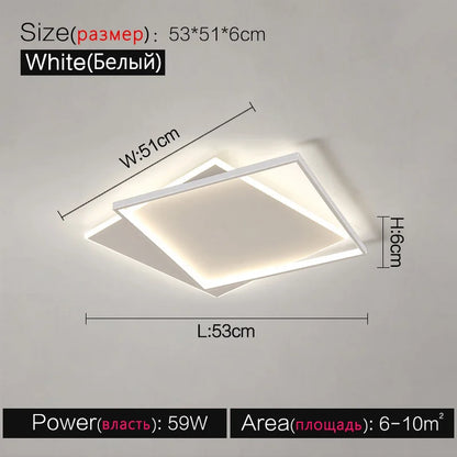 DecorBites™ LED Ceiling Lamp Set - Modern Minimalist Nordic Bedroom Living Room Lighting