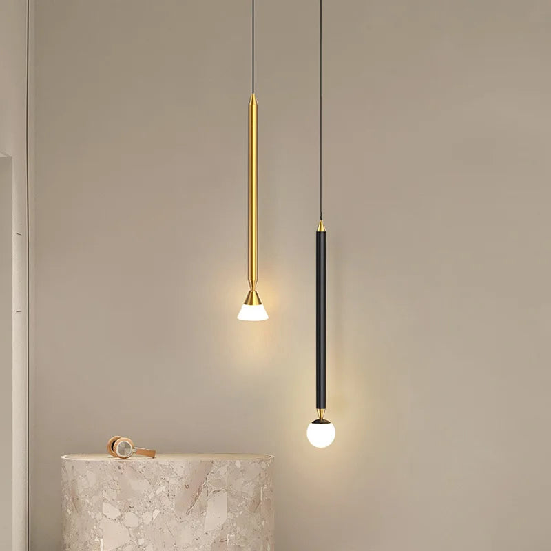 DecorBites™ LED Pendant Lamp: Modern Bedroom & Living Room Hanging Light for Bar, Cafe & Bedside