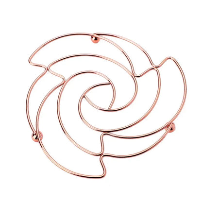 DecorBites™ Iron Pan Pot Mat Stand Round Kitchen Placemats Coasters for Cookware & Drink Mats