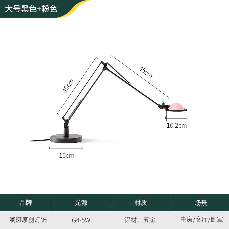 مصباح مكتب LED قابل للتعديل من DecorBites™ للمنزل، الاستوديو، الدراسة، غرفة النوم، المقهى