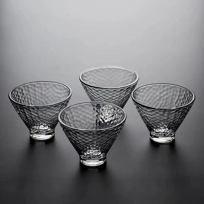 DecorBites™ Japanese Tea Cup Set of Cute Heat-resistant Glass Mugs and Teacups