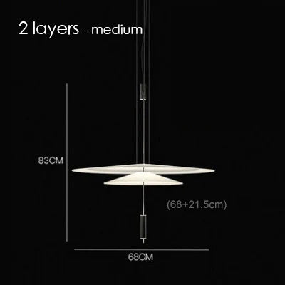 DecorBites™ Flying Saucer Pendant Light for Dining Table and Bar, Modern Minimalist Creative Design