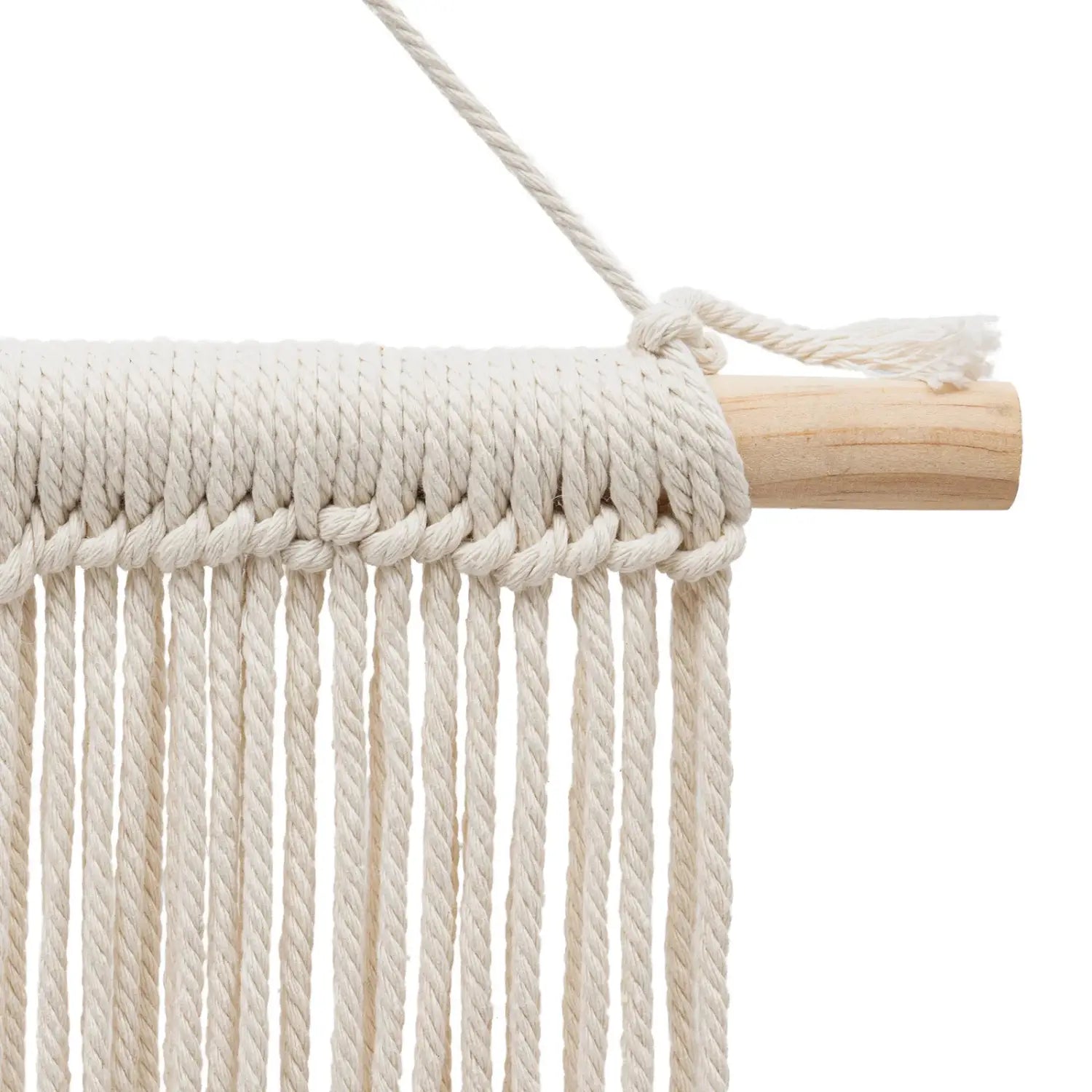 DecorBites™ Handmade Weaving Wall-mount Rainbow Macrame Decor Wall Hanging Colorful Tie-dyeing Tapestries w/Wood Stick
