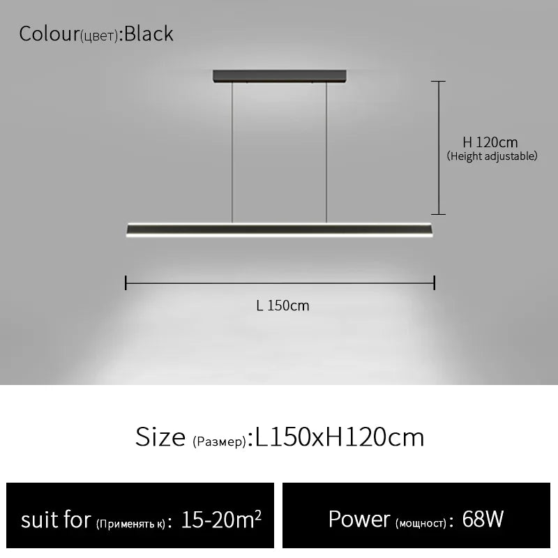 ثريا سقف هندسية من DecorBites™ لغرفة الطعام والبار وغرفة الشاي