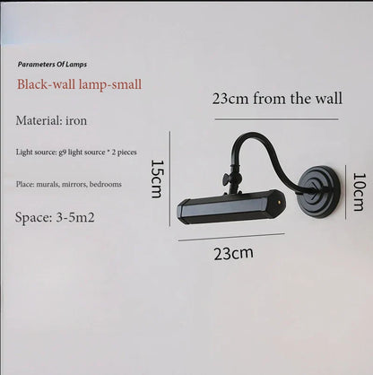 DecorBites™ Gold Mirror Headlight Wall Light - Modern Bedroom Reading Lamp Art Deco