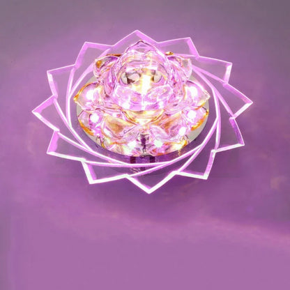 Lámpara de techo LED DecorBites™ Lotus Crystal, Nordic Brights, estilo moderno