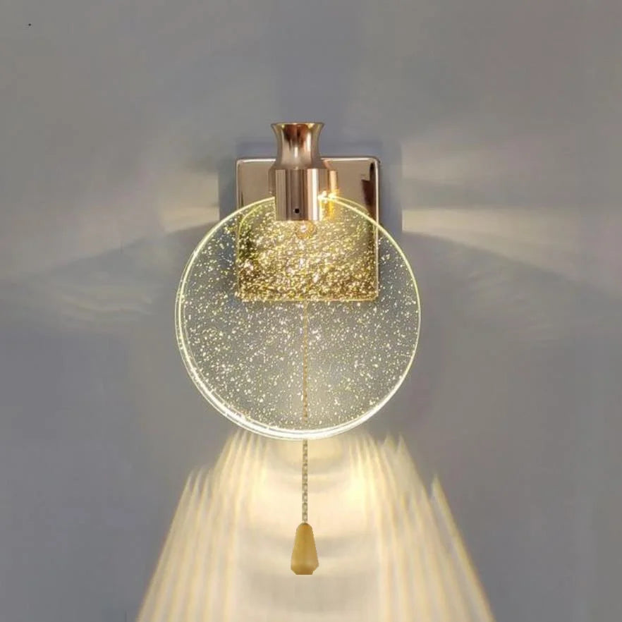 DecorBites™ Crystal Wall Lamp LED Modern Glass Gold Luxury Lighting