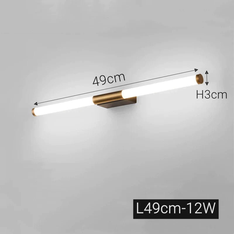 DecorBites™ Bronze LED Mirror Front Wall Lamp, Bathroom Bedroom Vanity Lighting