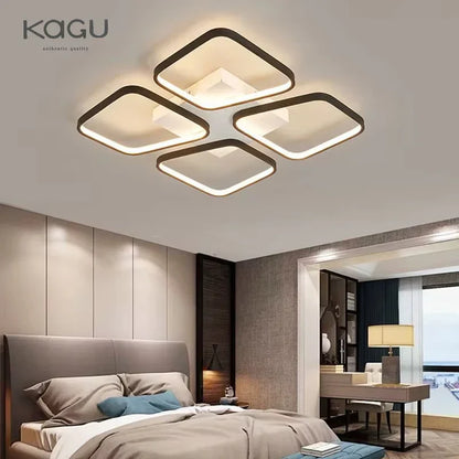 DecorBites™ LED Ceiling Lights: Modern, Stylish, Minimalist Black for Living Room and Restaurant