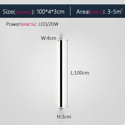 DecorBites™ Elegant Black LED Wall Lamp for Bedroom, Living Room, Aisle, Sofa, & Ceiling