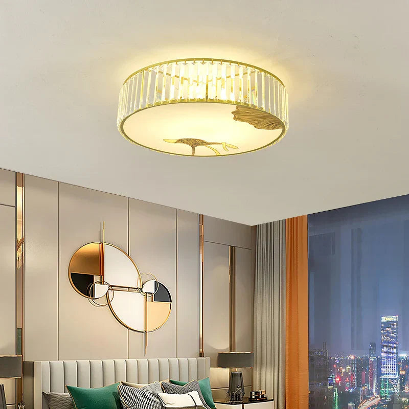 DecorBites™ Crystal Chinese Style Ceiling Light for Living Room and Bedroom