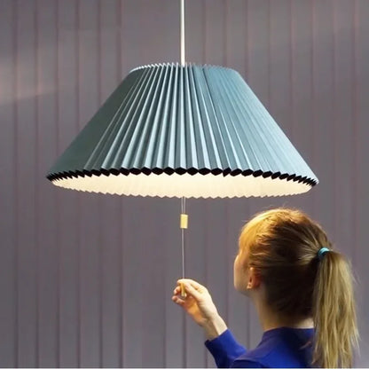 DecorBites™ Deformed Fabric Umbrella Chandeliers LED Lamp for Home Lighting