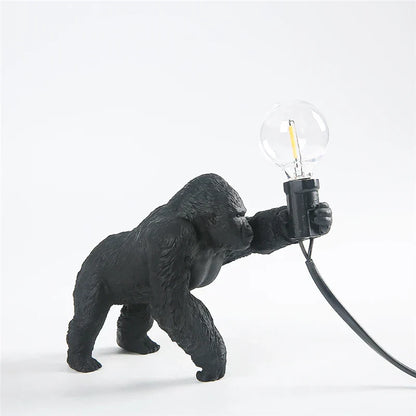 DecorBites™ King Kong Resin Night Light: Customizable LED Table Lamp for Modern Living Spaces