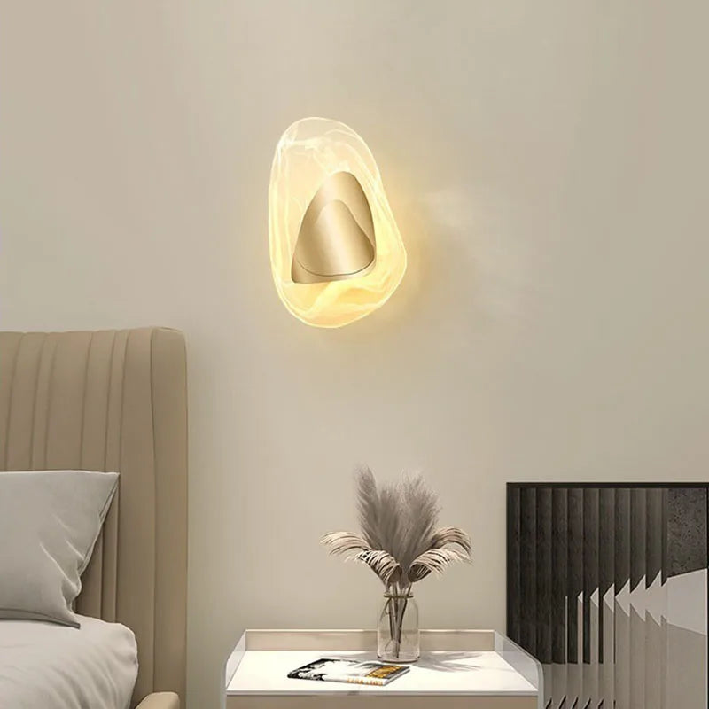 DecorBites™ Crystal Wall Lamp: Modern Luxury Bedroom Decor, Creative LED Lighting for Living Room