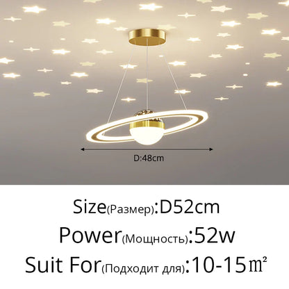 DecorBites™ LED Gypsophila Chandelier for Modern Living Room Decor - Crown Ceiling Pendant Light