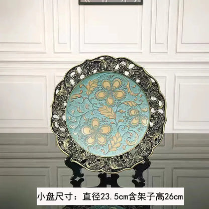 DecorBites™ Resin Vase Dried Flowers Arrangement for Living Room Decor