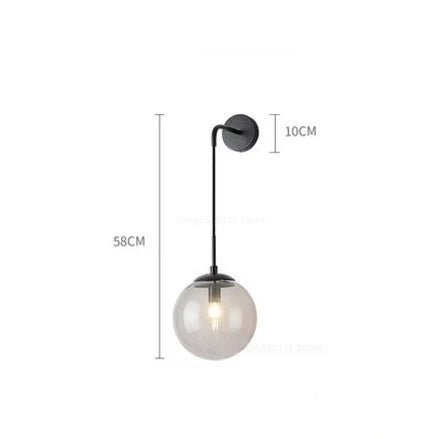 Lámpara de pared LED de bola de cristal Decorbites™ para decoración del hogar nórdico moderno vintage