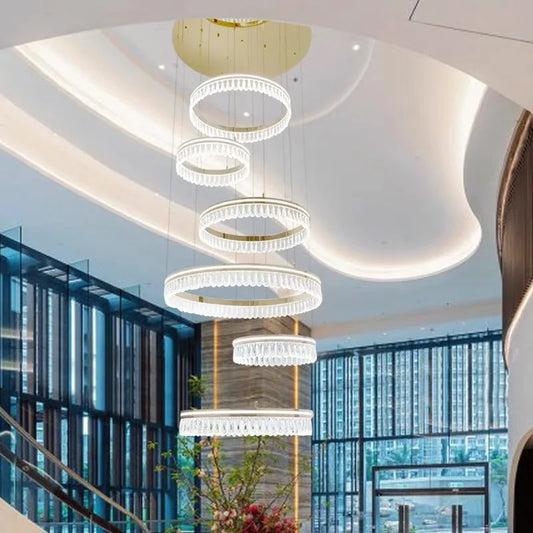 DecorBites™ Crystal Chandelier Luxury LED Lighting for Living Dining Kitchen Bedroom