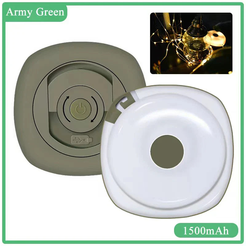 Tira de luz LED para camping DecorBites™ de 8 m de longitud, impermeable, para decoración de jardín y exteriores.