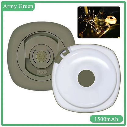 Tira de luz LED para camping DecorBites™ de 8 m de longitud, impermeable, para decoración de jardín y exteriores.