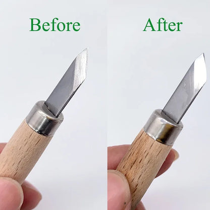 DecorBites™ Knife Sharpener Set: Professional Wet Stone Sharpener Kit