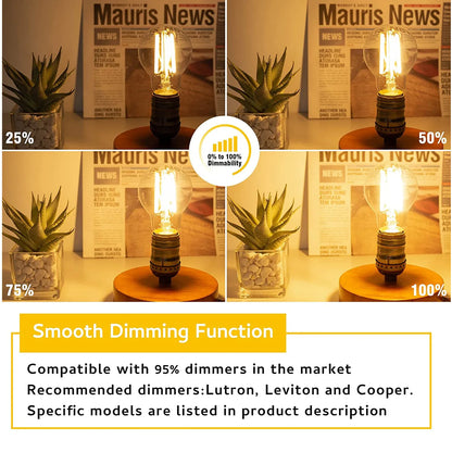 DecorBites™ A19 7W 12W E27 220V LED Bulbs 2700K High Lumen Ultra Bright 1521lm Decorative