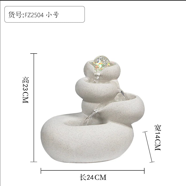 DecorBites™ Circulating Water Fountain for Living Room and Entrance Hall Decoration