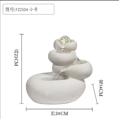 DecorBites™ Circulating Water Fountain for Living Room and Entrance Hall Decoration