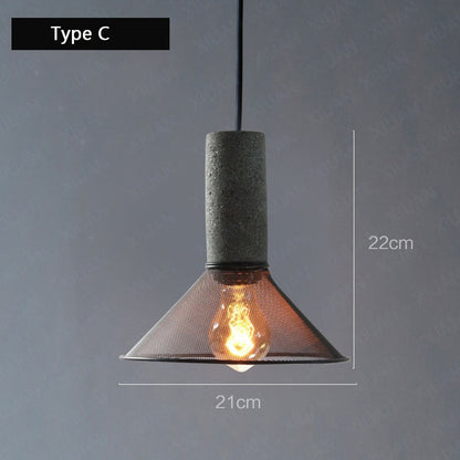 Aslak Loft Cement Pendant Lamp