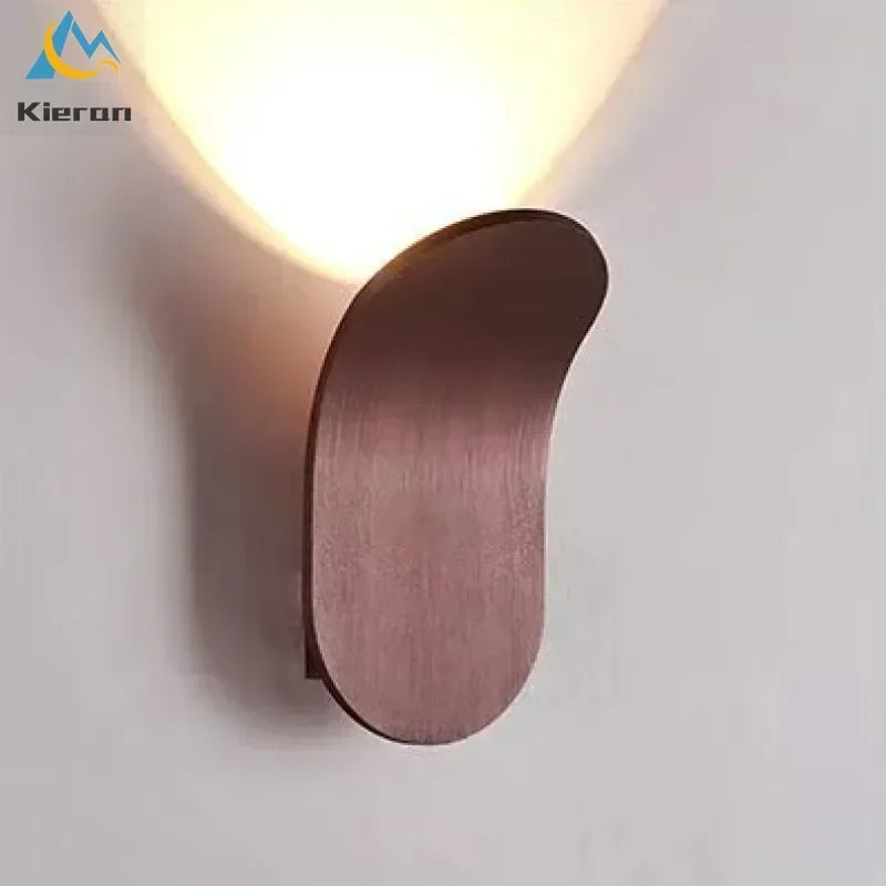 Decorbites™ Lámpara de pared para patineta con curita LED para decoración de estilo nórdico moderno