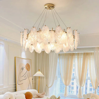 DecorBites™ Crystal Chandelier: Modern Luxury Master Bedroom French Light for Living Room