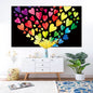 LGBT Heart Rainbow Tapestry for Home Decor by Decobites