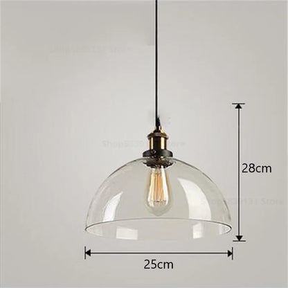 DecorBites™ Glass Ball Pendant Lights for Modern Dining Room, Kitchen, and Living Room