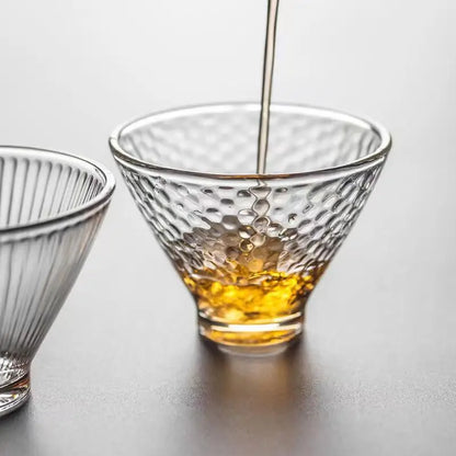 DecorBites™ Japanese Tea Cup Set of Cute Heat-resistant Glass Mugs and Teacups