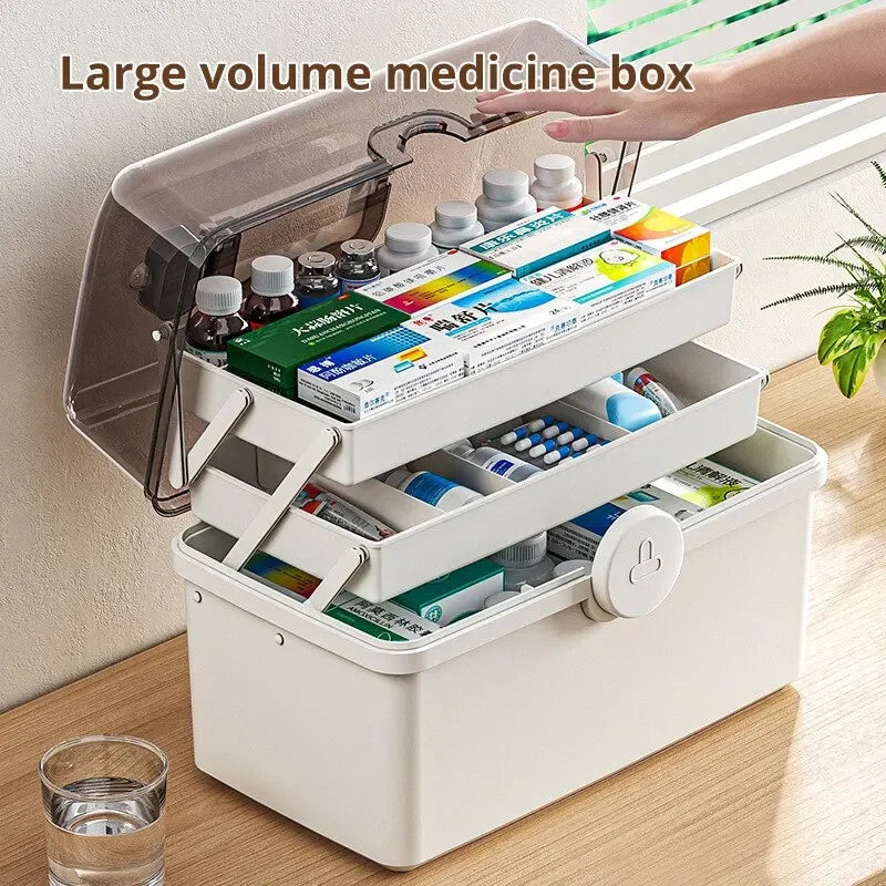 White Gloss Medicine Organizer
