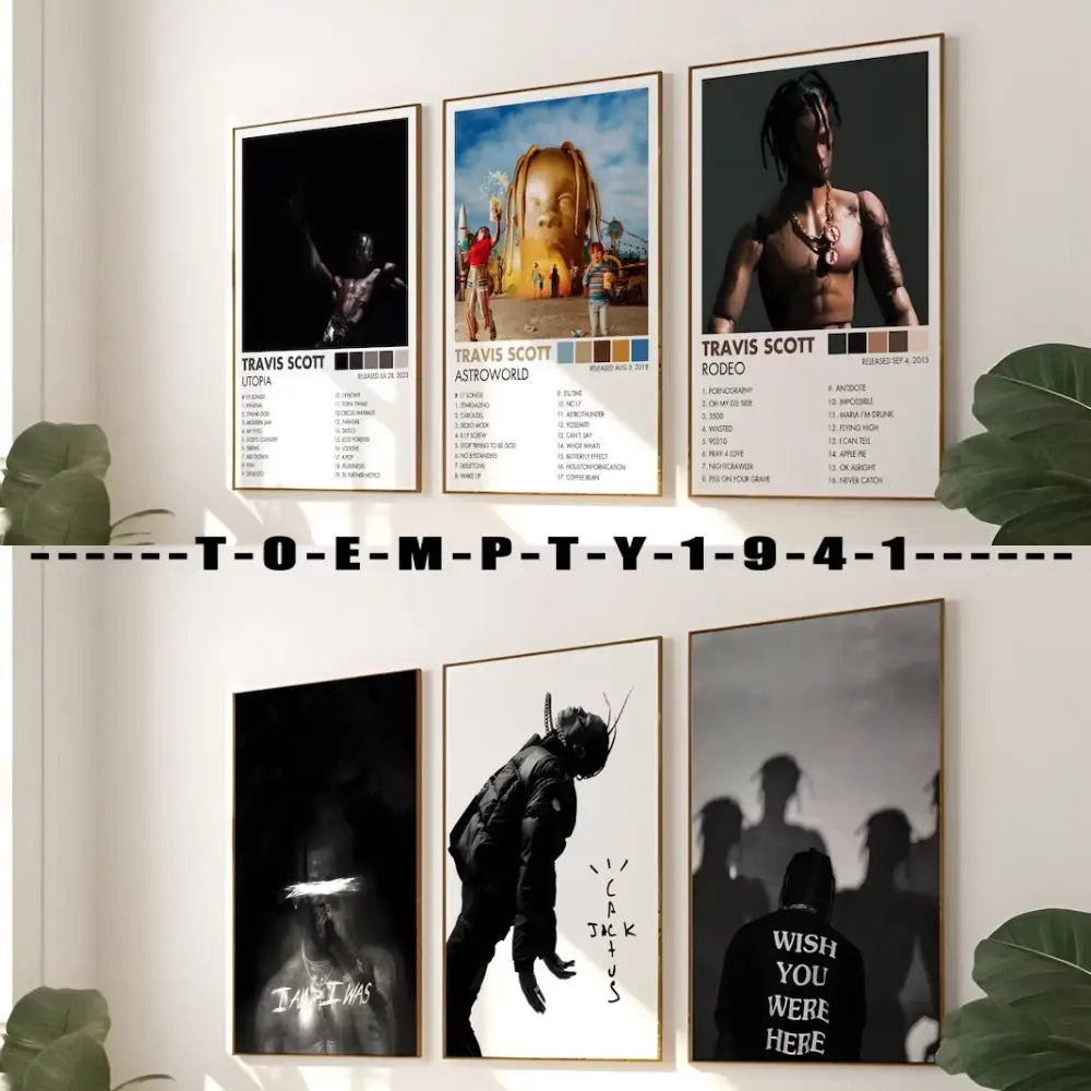 DecorBites™ Music Album Covers Poster Set