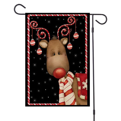 DecorBites™ Christmas Festive Garden Flag - Santa Snowman Home Decor 30*45cm