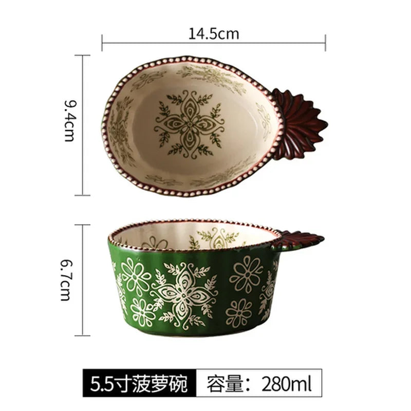 Hand-Painted Ceramic Dishes
