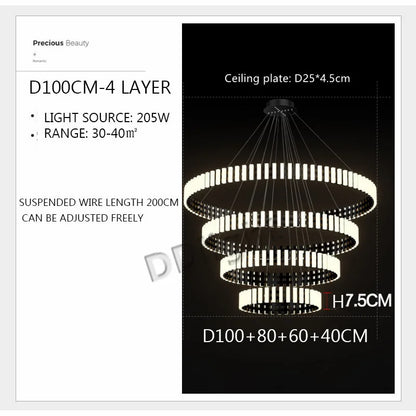 ثريا دائرية حديثة من DecorBites™ Lstre لإضاءة ساطعة بزاوية 360 درجة في غرفة المعيشة وغرفة النوم والمطبخ