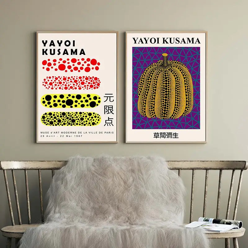 DecorBites™ Japanese Abstract Art Canvas Print for Home Décor