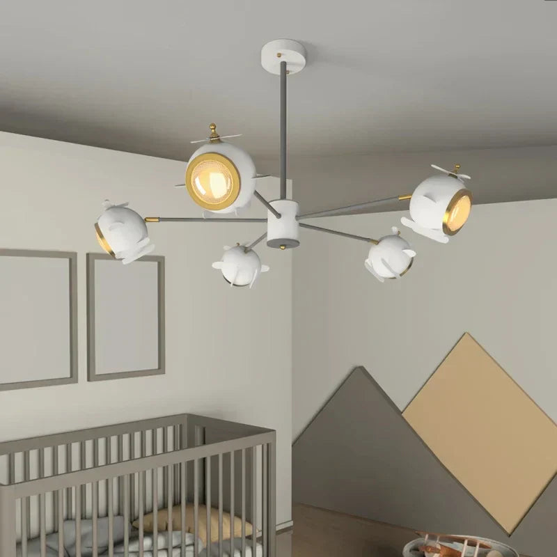 DecorBites™ Helicopter Chandeliers for Children's Room and Bedroom Lighting