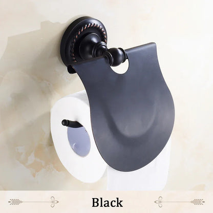 حامل ورق تواليت من النحاس العتيق من DecorBites™ - إكسسوارات حمام مثبتة على الحائط