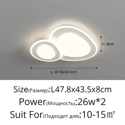 DecorBites™ LED Chandeliers for Bedroom Living Dining Study Room Kitchen Home Decor