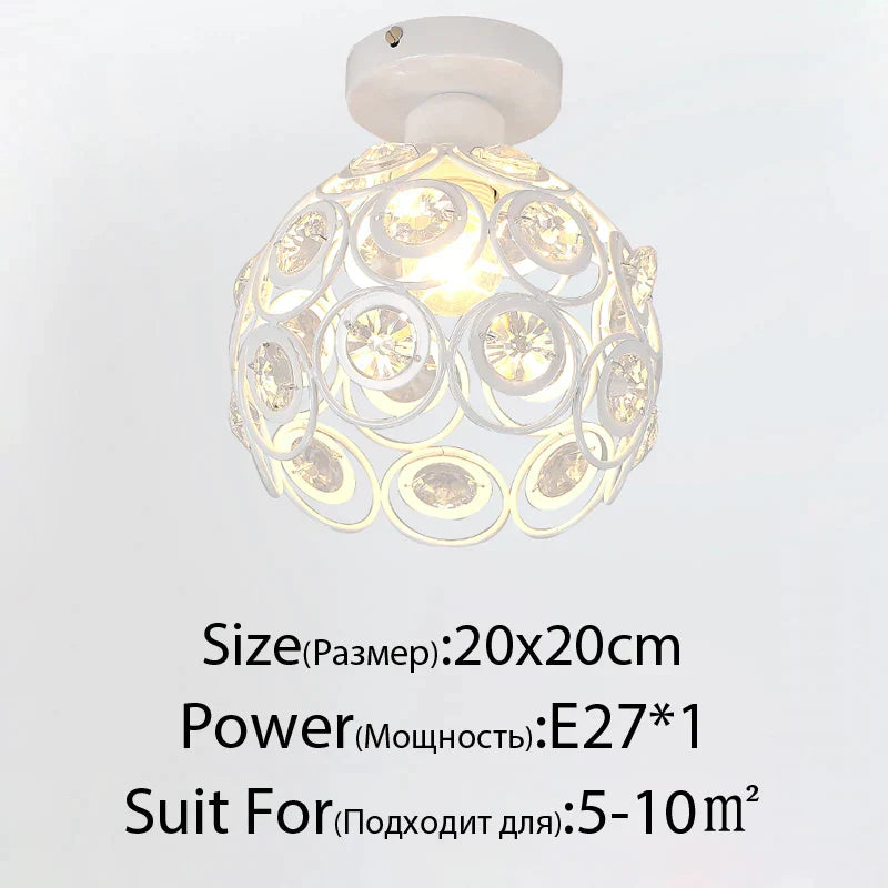 Lámpara de araña LED nórdica de cristal DecorBites™ para iluminación interior moderna