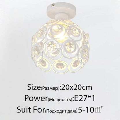 Lámpara de araña LED nórdica de cristal DecorBites™ para iluminación interior moderna